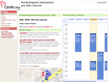 Tablet Screenshot of cardioplus.sk